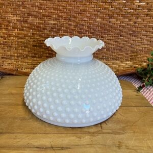 Vintage milk glass lamp shade